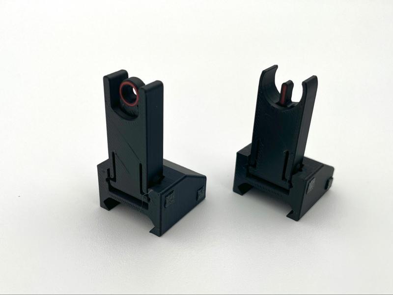 (Fully Printable) Flip Up Iron Sights V2