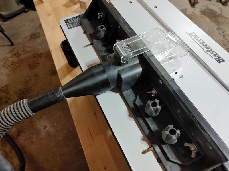 Dust Port adapters Mastercraft Router Table