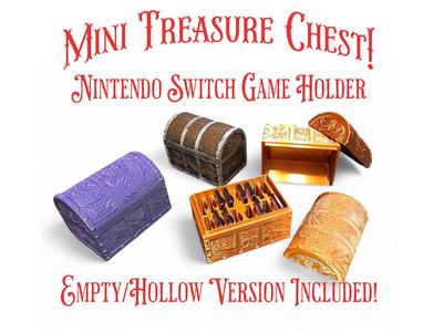 Mini Treasure Chest Switch Game Holder