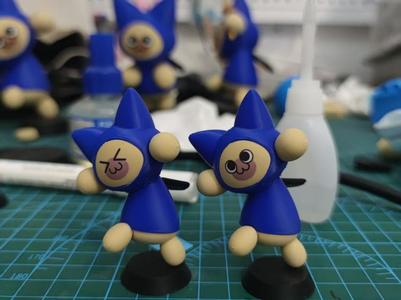 Yay, mini Da Mao (requires face painting or custom stickers)