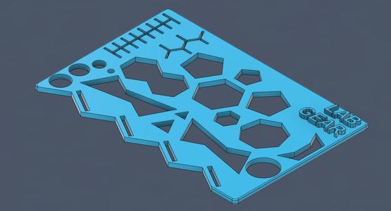 Organic Chemistry Stencil – Precision and Clarity in Every Structure