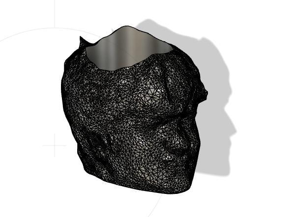 Custom Scanned Face Shot Glass