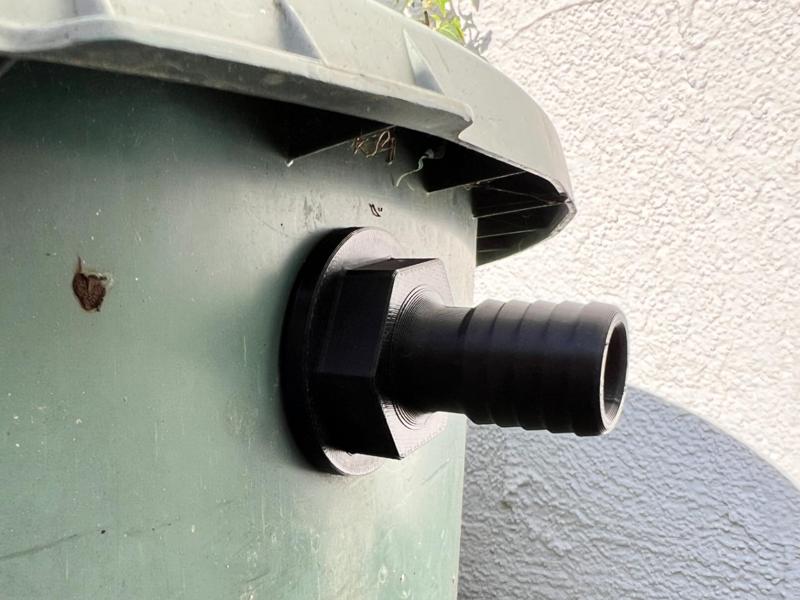 D30 Water barrel connection 3/4" D19 1" D25 Regen