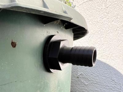 D30 Water barrel connection 3/4" D19 1" D25 Regen
