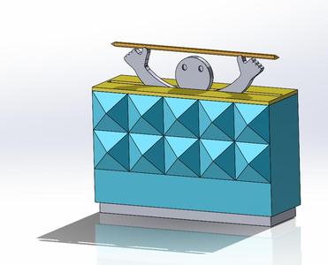 Funny toothpick dispenser 80mm ThumbsUp design