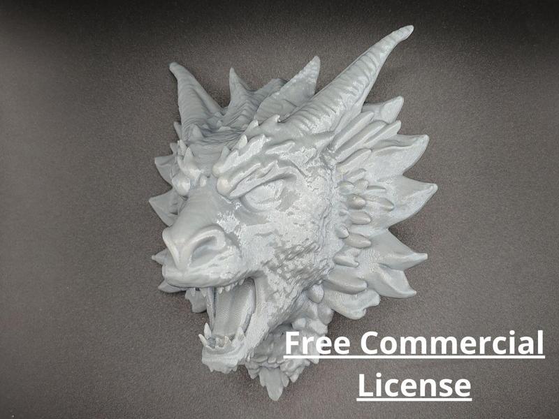 Dragon Wall Trophy-Free Commercial License