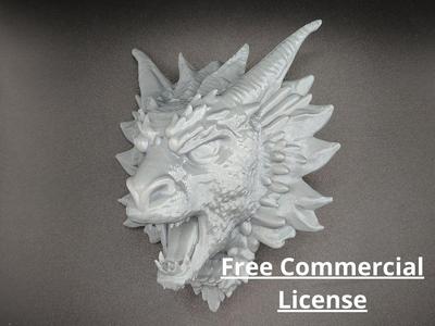 Dragon Wall Trophy-Free Commercial License