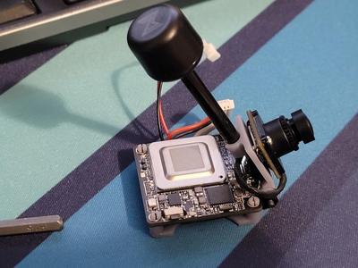 Minimal mount for Walksnail Avatar Mini 1s lite kit w/angle adjustment