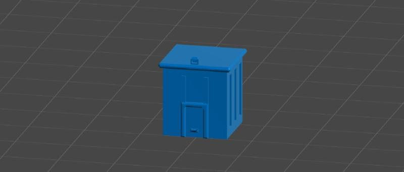Coal Bunker for scale model railway or diorama 