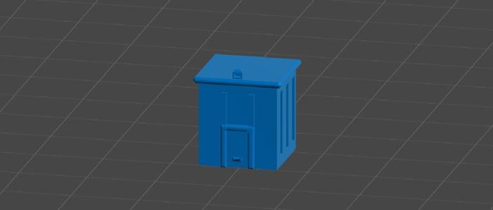 Coal Bunker for scale model railway or diorama 