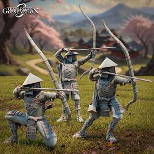 Ashigaru Bowmen - Presupported