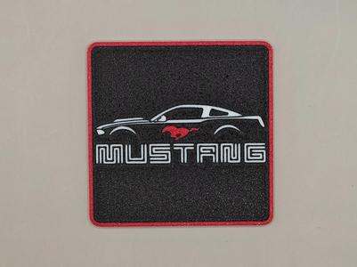 Ford Mustang Silhouette Coasters