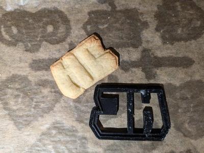 Hermitcraft logo cookie cutter