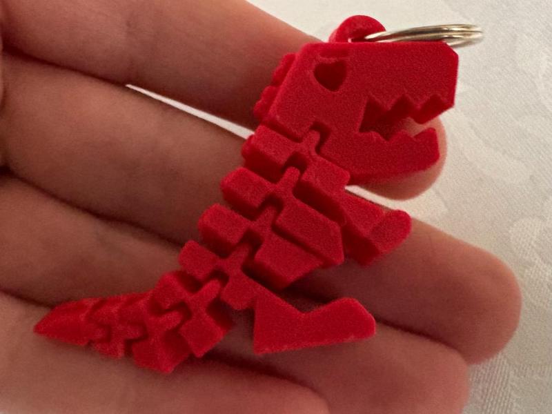 HeartSpike Rex - Flexi Keychain edition