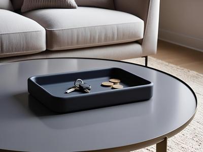 Modern, Minimalist Rectangular Catchall Tray