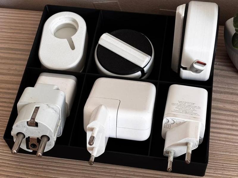 Chargers, cables organiser(box)