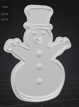Snowman Cookie Cutter