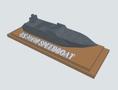 US NAVY SPEEDBOAT