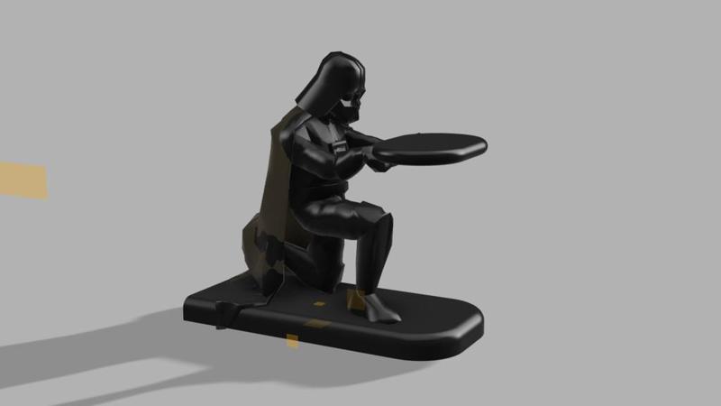 Darth Vader Lowpoly Watch holder