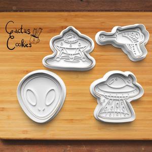 Alien Cookie Cutter set 0185