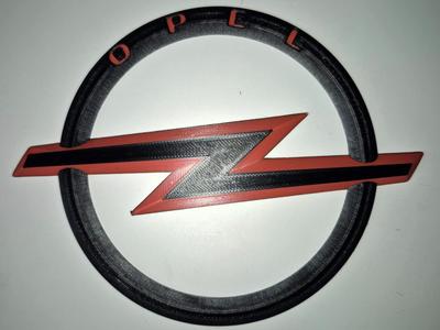 Two-tone Opel emblem
