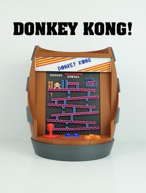 Functional Donkey Kong Arcade! No Need for AMS, Supports!