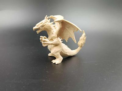 Pokemon - Mega Charizard X - Figurine - Low Poly