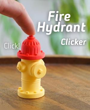 Fire Hydrant Clicker - Ludo Clicker - Fidget toy