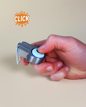 TLOU Ellie's Bracelet Fidget Clicker - Keychain - Hamsa Eye