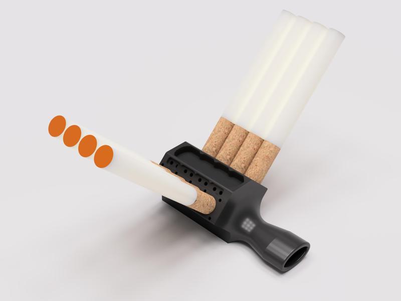 Engine Block to 8 Cigarettes Adapter