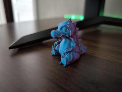 Cute Happy Godzilla Sitting down