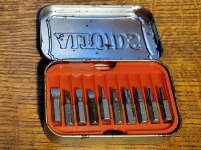 Altoid Tin Hex Bit Trays
