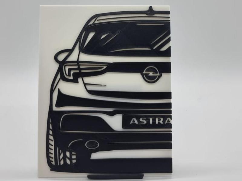 2D Wall Art Opel Astra K