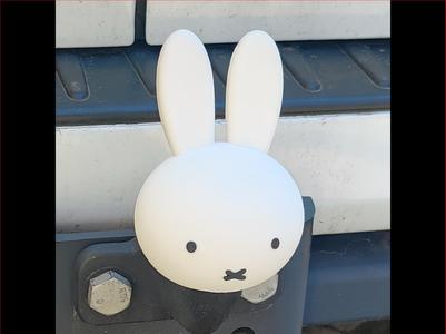 Miffy tow bar cover 50mm (hitch cover)
