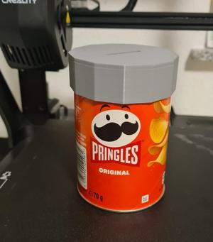 Pringles money box