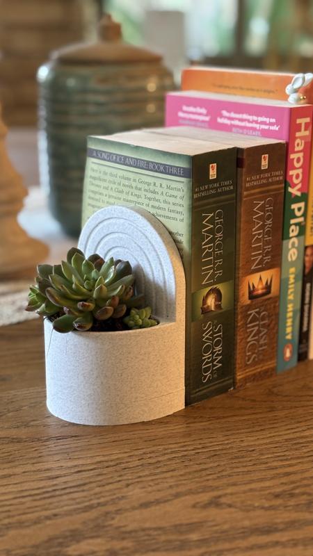 Bookend Planter – Functional & Stylish Storage for Books & Plants 3D Printed Bookend!