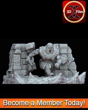 Ram-Man - Masters of the Universe Statue - 3D Print File (STL)