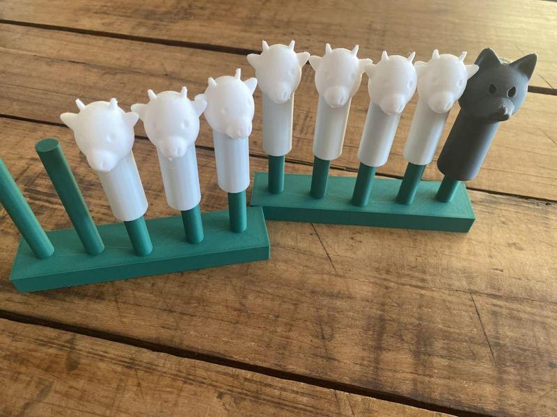 Vingerpopjes  7 geitjes 
