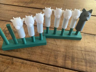 Vingerpopjes  7 geitjes 