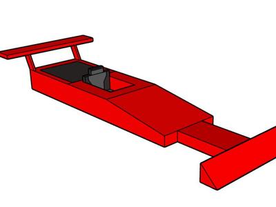 Dragster Race Car Body