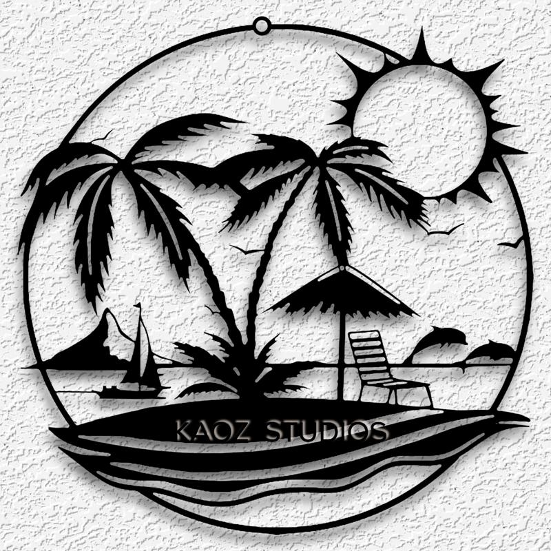 tropical island wall decor paradise wall art