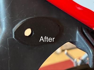Universal cover for aftermarket rear blinkers