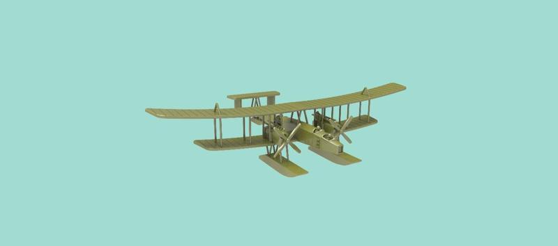 Bomber Seaplane Blackburn Kangaroo GP (WW1, British Empire)