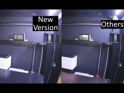 Angled Hygrometer Chamber Mount (No LED glare!)