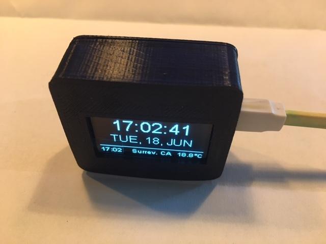 Wemo mini with 1.3 oled snap case
