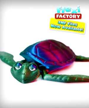 Flexi Factory Turtle with 3mf Included!