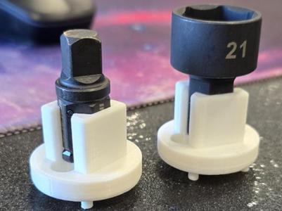 M12 Insider Ratchet Socket Tool Grid