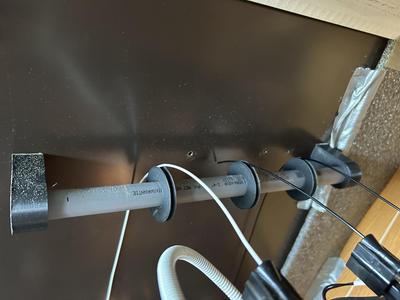 filament pulley guide wall mount