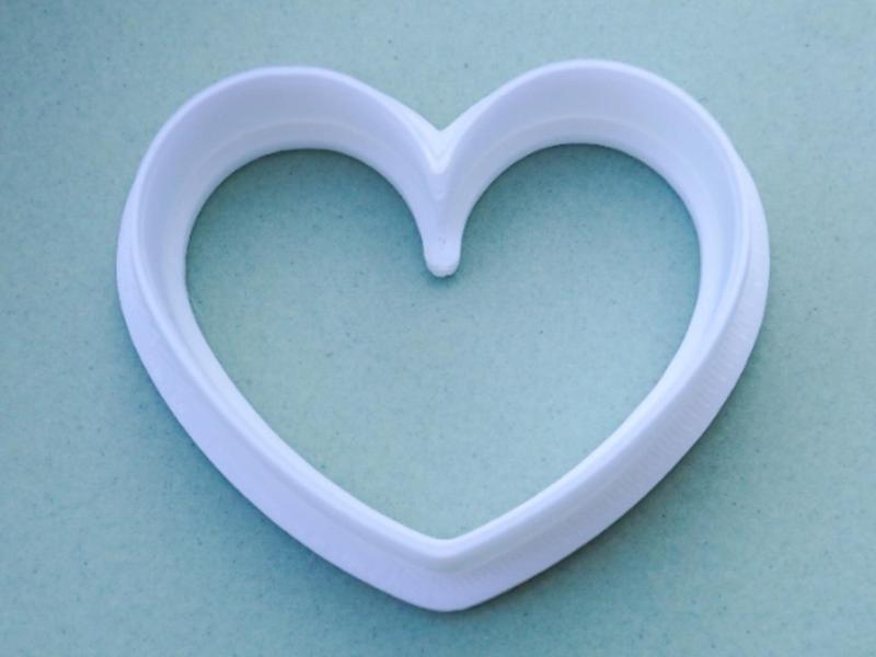 Heart Polymer Clay Cutter For Earrings Necklaces