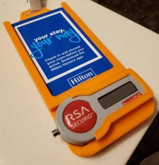 Badge Holder with RSA Token Slot